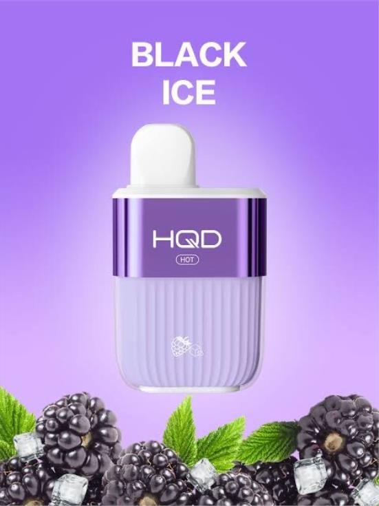 HQD Vape Oslo | HQD HOT 5000 drag Svart is 86LXD62