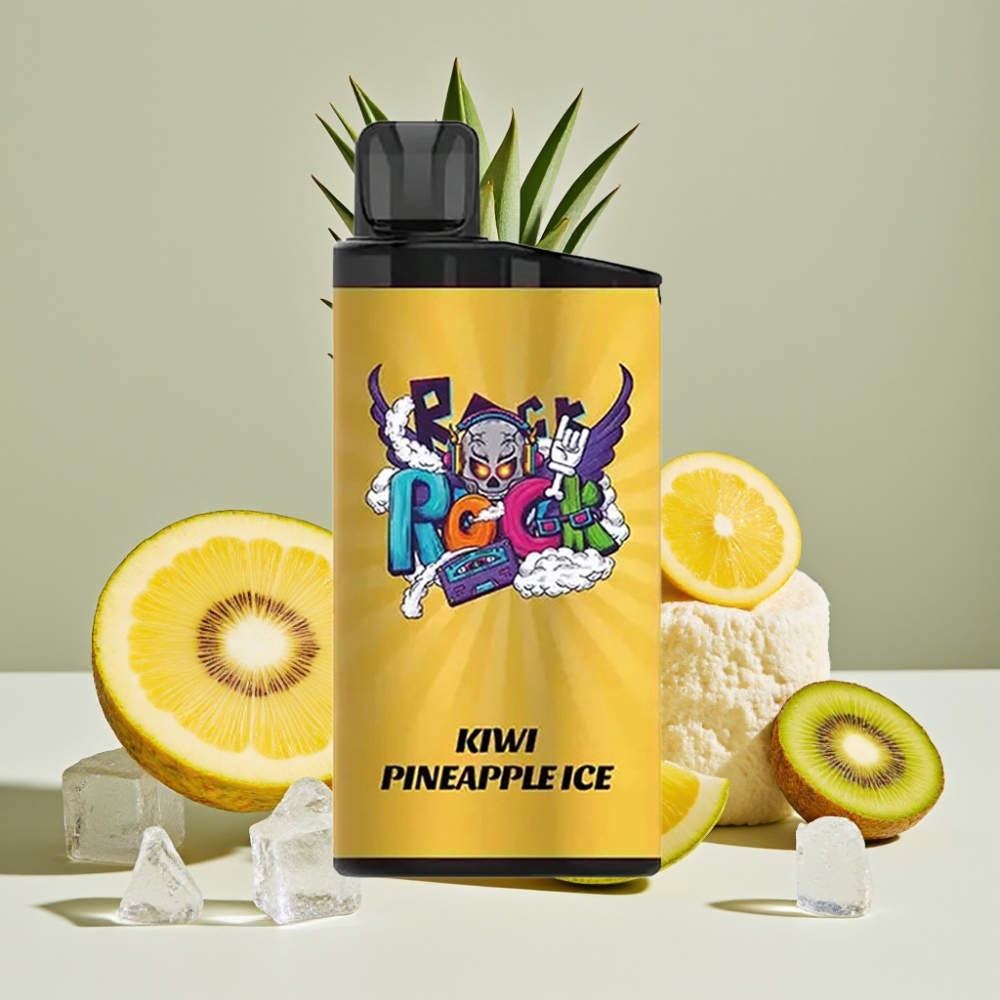 IGET Bar 3500 Puffs Engangs Vape Kiwi Ananas Is (1400 mAh, 1.2 Ohm Mesh Coil)