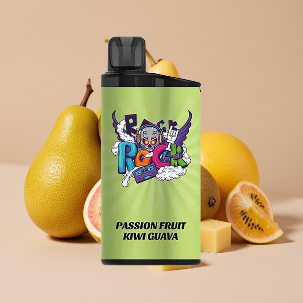 IGET Bar 3500 Puffs Engangs Vape Pasjonsfrukt Kiwi Guava – 1400 mAh, 1.2 Ohm Mesh Coil