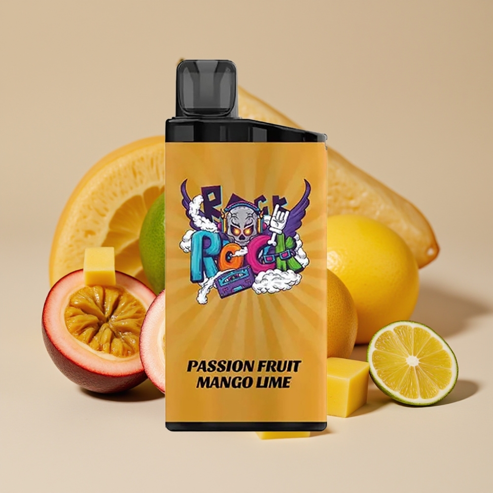 IGET Bar 3500 Puffs Engangs Vape Pasjonsfrukt Mango Lime – 1400 mAh, 1.2 Ohm Mesh Coil