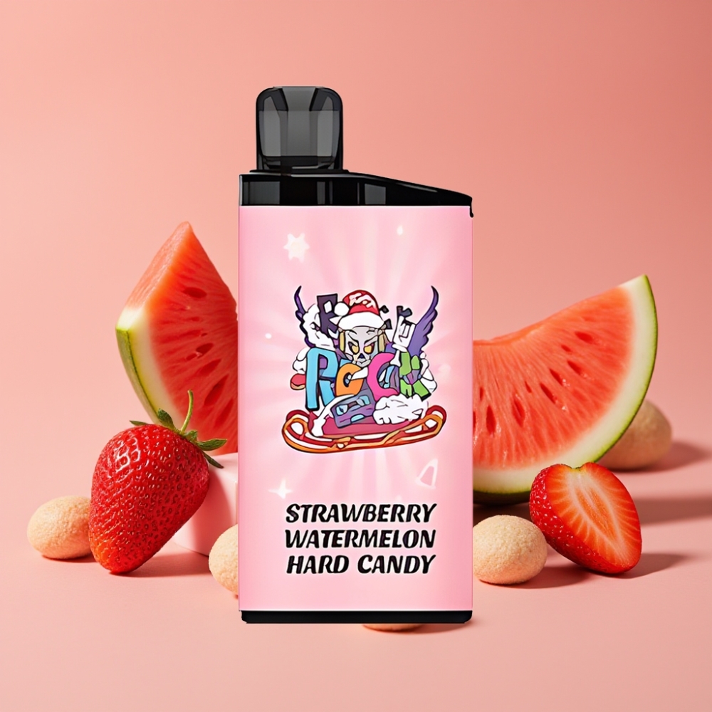 IGET Bar 3500 Puffs Engangsdamp Jordbær Vannmelon Hard Candy 1400 mAh Mesh Coil