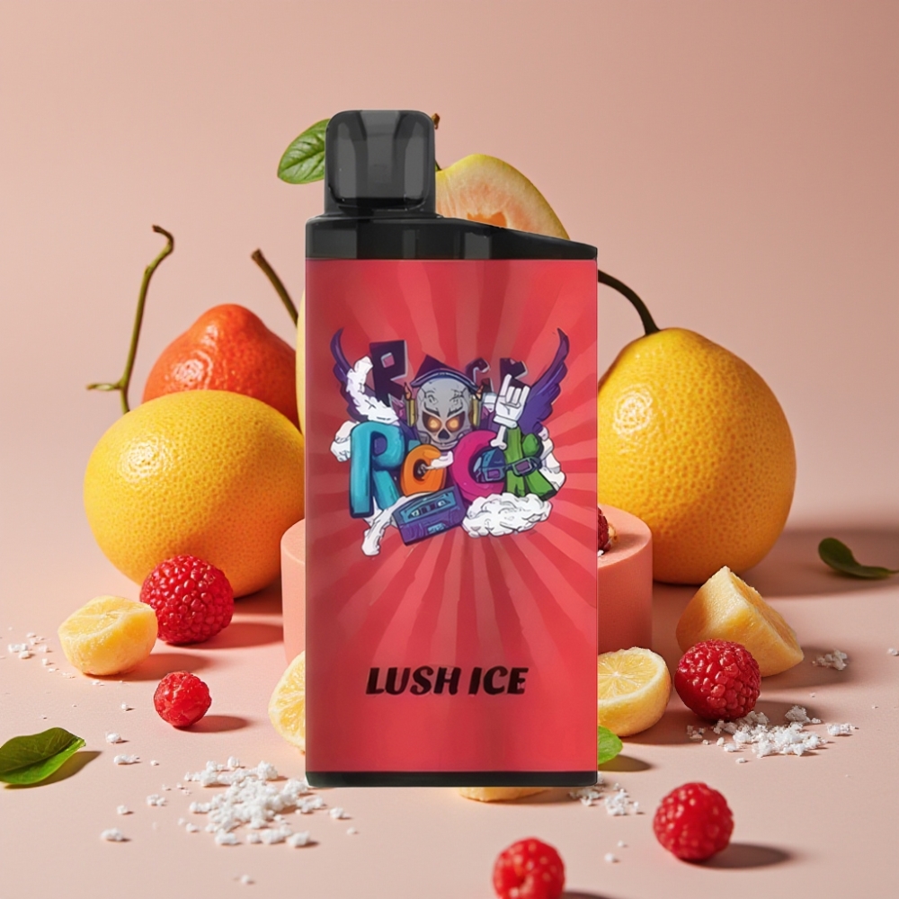 IGET Bar 3500 Puffs Engangsdamp Lush Is 1400 mAh Mesh Coil PC+ALU