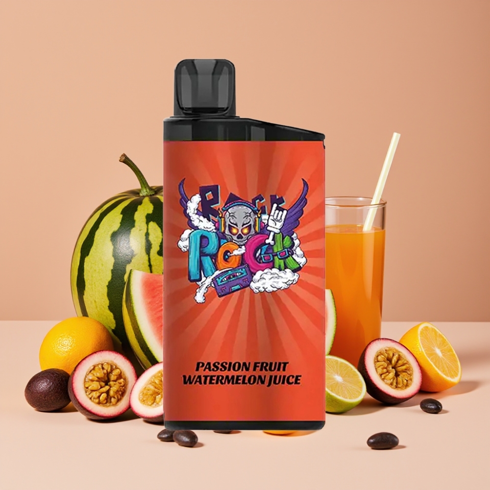 IGET Bar 3500 Puffs Engangsdamp Pasjonsfrukt Vannmelon Juice – 1400 mAh, Mesh Coil