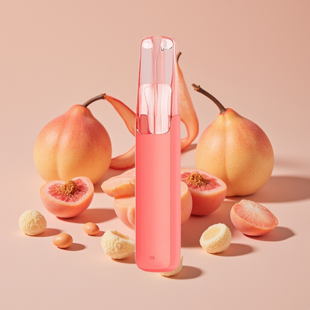 Snowplus Dash 4000 Puffs Engangsdevice Fersken Is med Keramisk Atomizer, 7.5 ml, 530 mAh