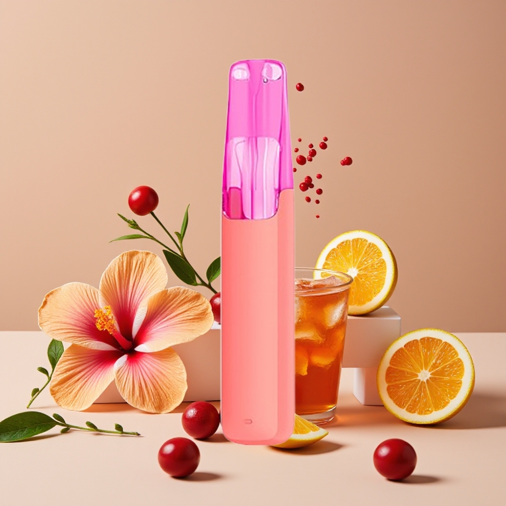 Snowplus Dash 4000 Puffs Engangsdevice Keramisk Atomizer Hibiskus IsTe 7,5 ml 530 mAh