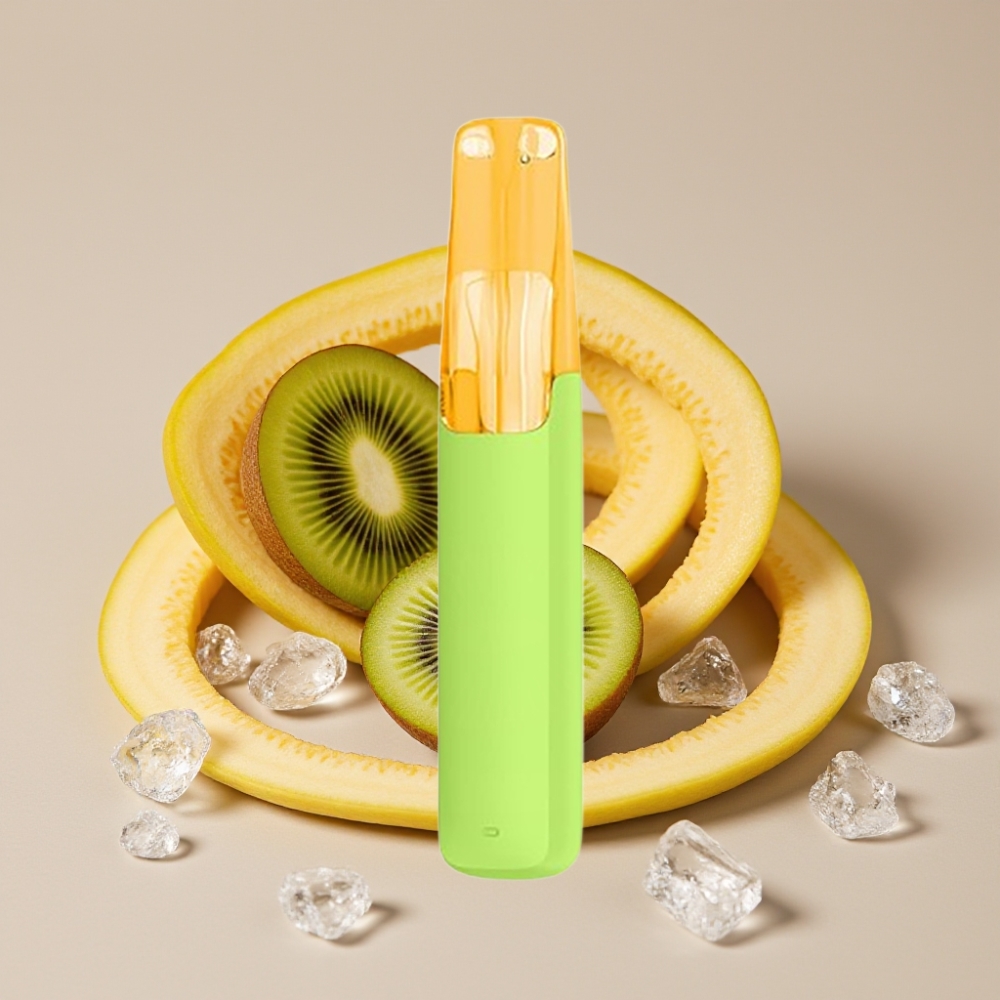 Snowplus Dash 4000 Puffs Engangsdevice Kiwi Is med Keramisk Atomizer, 530 mAh, 7,5 ml