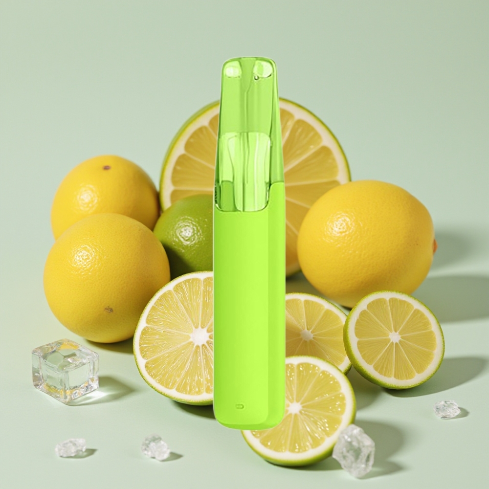 Snowplus Dash 4000 Puffs Engangsdevice Sitron Lime Is med Keramisk Atomizer