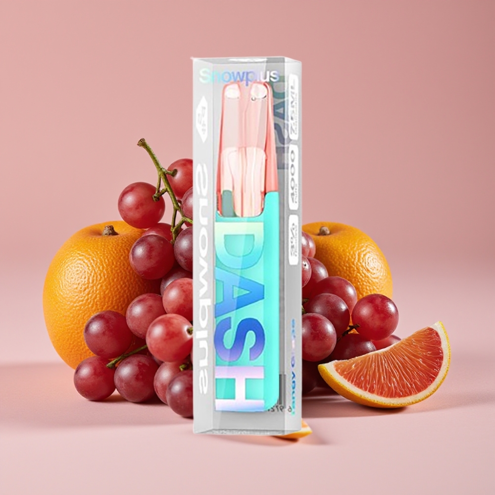 Snowplus Dash 4000 Puffs Engangsdevice Skarp Drue Keramisk Atomizer 530 mAh 7.5 ml