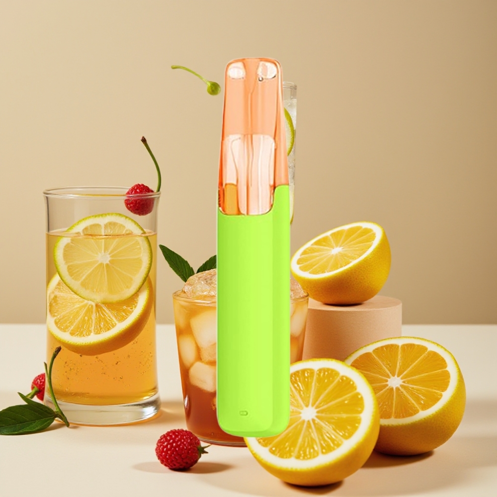 Snowplus Dash 4000 Puffs Engangsenhet Sprudlende Isete Lemonte med Keramisk Atomizer, 7,5 ml, 530 mAh